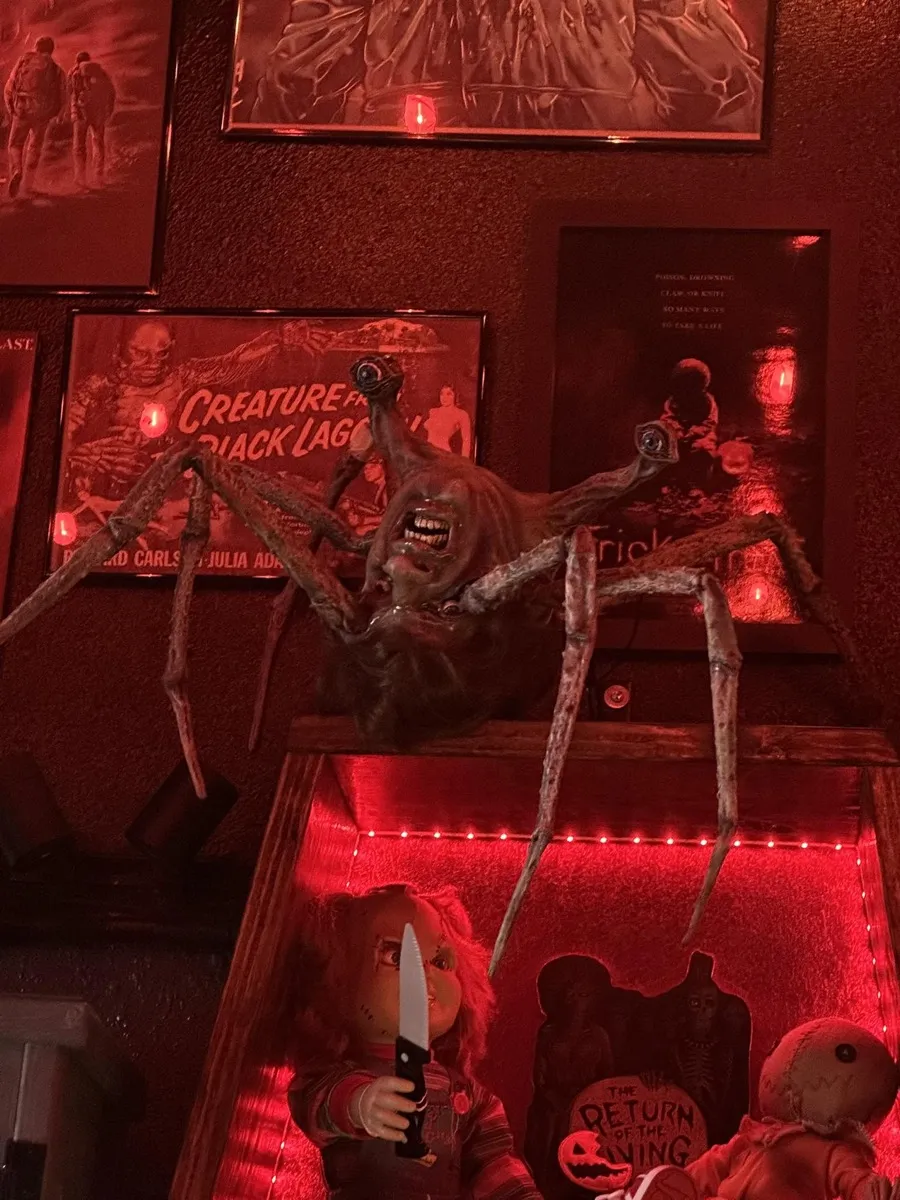 Horror decor and props at The Pale Horse